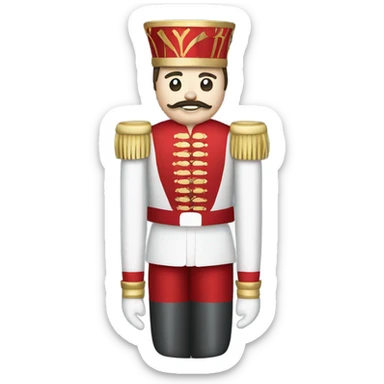 nutcracker, male with torso sticker