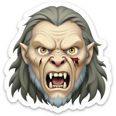 Fenrir Greyback in harry potter sticker