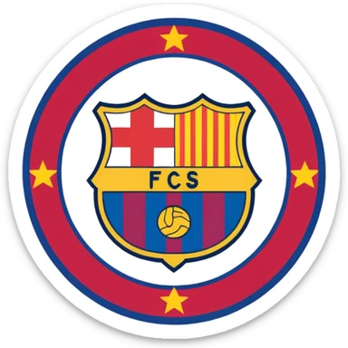 Barça escudo sticker