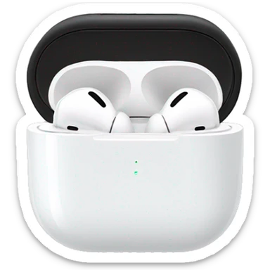 black airpod-max sticker
