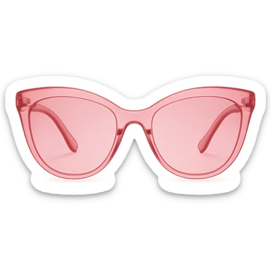 pink sunglasses, chic and modern sticker