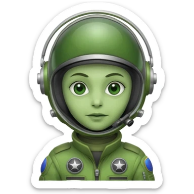 Alein pilot  sticker
