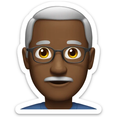 Black grandfather sticker