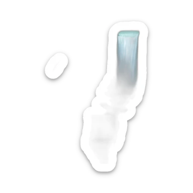 waterfall and rainbow sticker