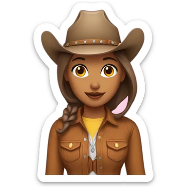cowgirl  sticker