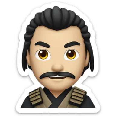 nodachi samurai sticker