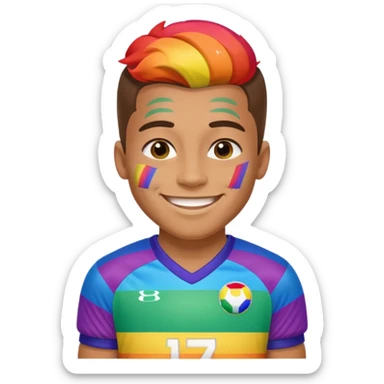 A LGBTQ football player more LGBTQ  sticker
