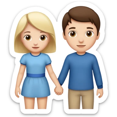 Elder sister and brother sticker