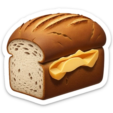 rye bread loaf sticker