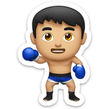 Boxing Thai siam sticker
