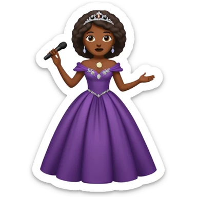 dar skin opera singer singing sticker