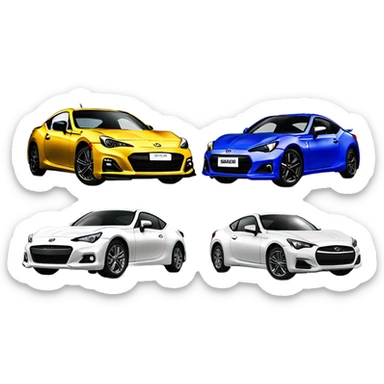 BRZ racing a Infiniti IPL sticker