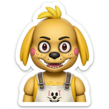 Chica from Five Nights At Freddy's Movie sticker