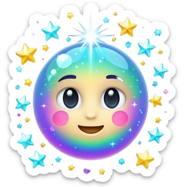 Sparkles emoji (✨) only,
no apple, no fruit,
no face, no character, no object,
simple sparkles, minimal sticker