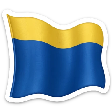Ukraine flag sticker