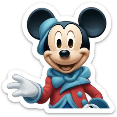Mickey Mouse Disneyland Paris 30th Anniversary sticker