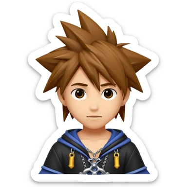 sora de kingdom hearts sticker