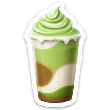 Matcha latte  sticker