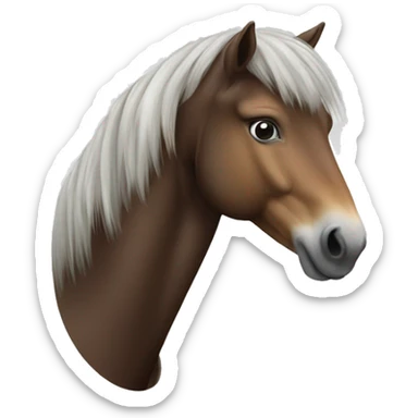 Icelandic horse töölting sticker