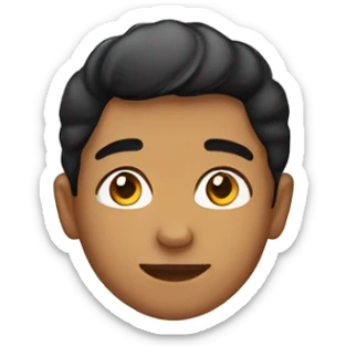 Hispanic boy sticker