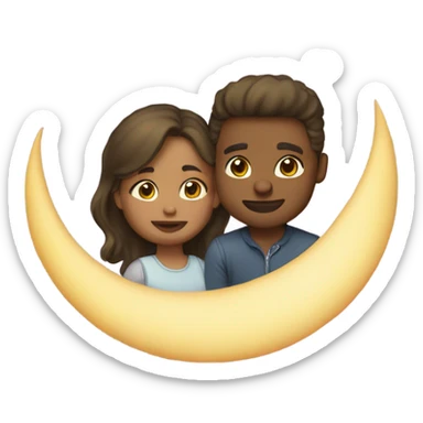 Love you to the moon and back sticker