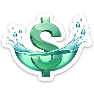 show me cash flow.indian rupee currency only sticker