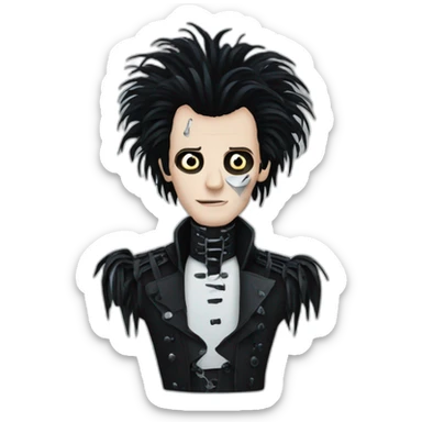 edward scissorhands sticker