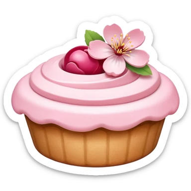 sakura dessert  sticker