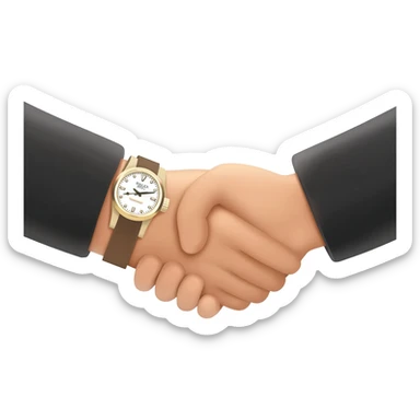 Handshake Rolex sticker