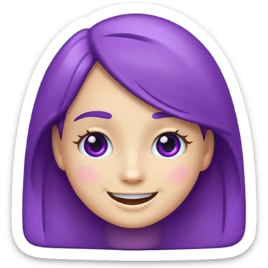 Violetta emoji sticker