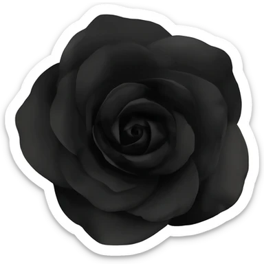 Rosa negra sticker