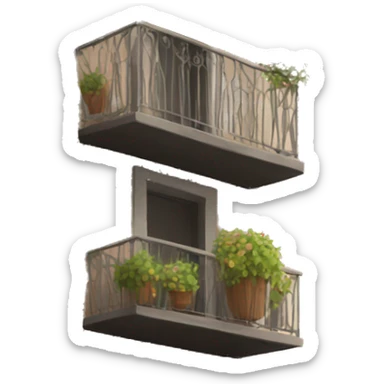 Balcony sticker