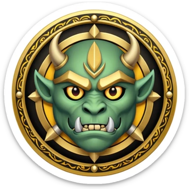 tribal and orcish faction emblem sticker