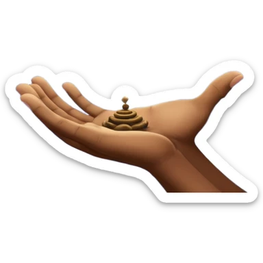 The Milky Way galaxy in the hand of Bhagwan Vishnu. sticker