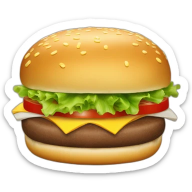 hamburguer sticker