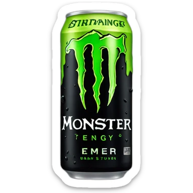 Monster energy drink sticker