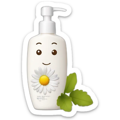 body lotion 250ml that expresses daisy sticker