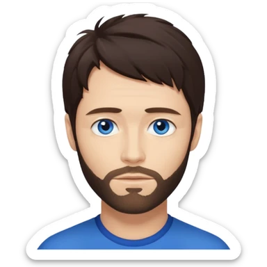  Howard Donald with dark brown hair, blue eyes sticker