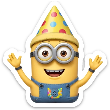 Minion🎂Bob esponja sticker
