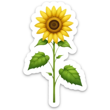 A tall Sunflower sticker