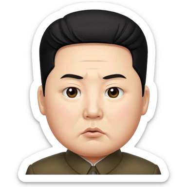 Kim Jong-un sticker