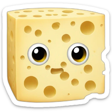 Swiss cheese sticker