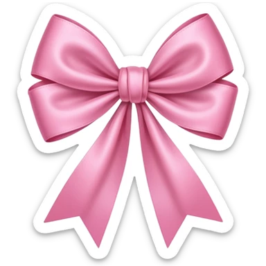 Coquette long ribbon sticker