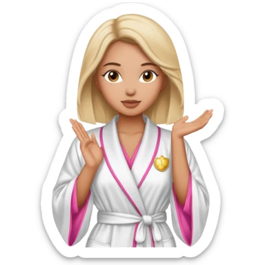 Victoria's Secret robe sticker