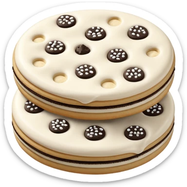 cookies and cream sticker