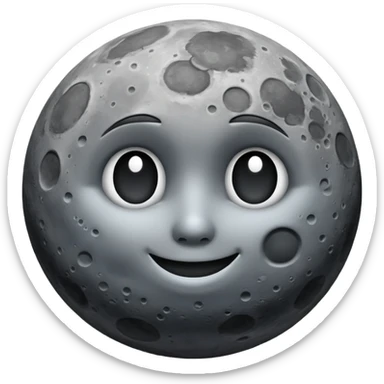 moon dark sticker