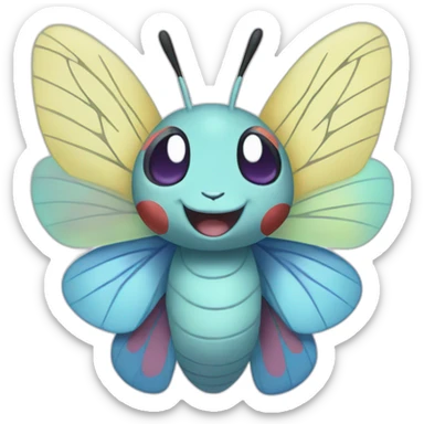 Butterfree Pokemon sticker