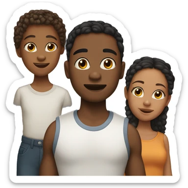 3 Sister & 3 brothers  sticker