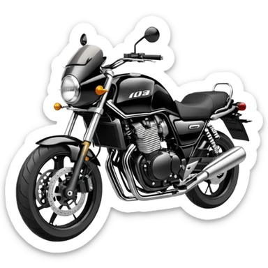 Honda cb1300 super four iPhone style emoji sticker