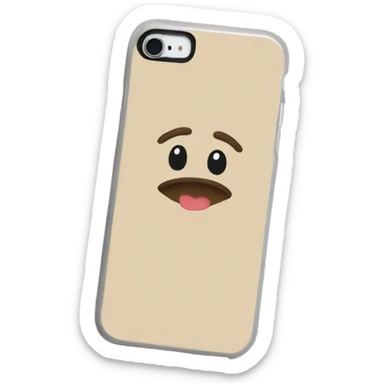 iPhone case beige  sticker